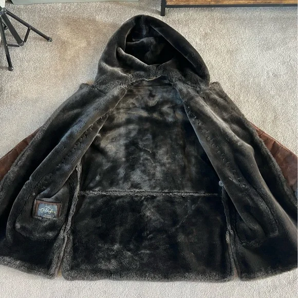 Vintage Fleet Street Leather Mid-Length Coat - Picture 3 of 12